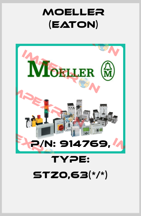 p/n: 914769, Type: STZ0,63(*/*) Moeller (Eaton)