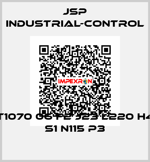 T1070 06 F2 J23 L220 H4 S1 N115 P3 JSP Industrial-Control