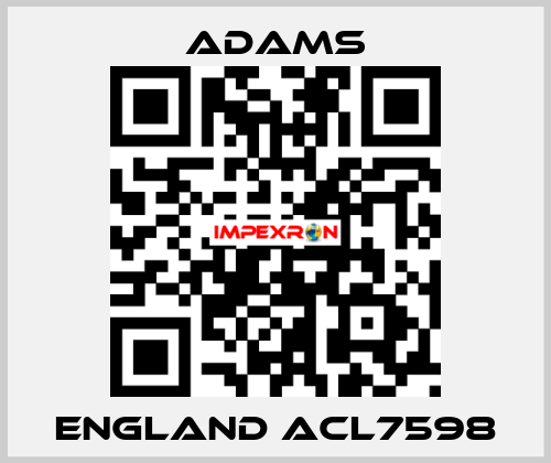 ENGLAND ACL7598 ADAMS