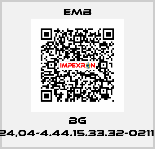 BG 24,04-4.44.15.33.32-0211  Emb