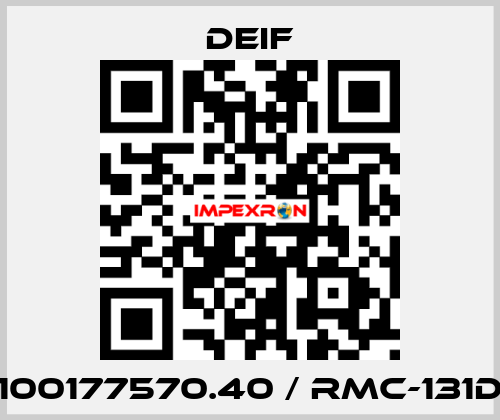 100177570.40 / RMC-131D Deif