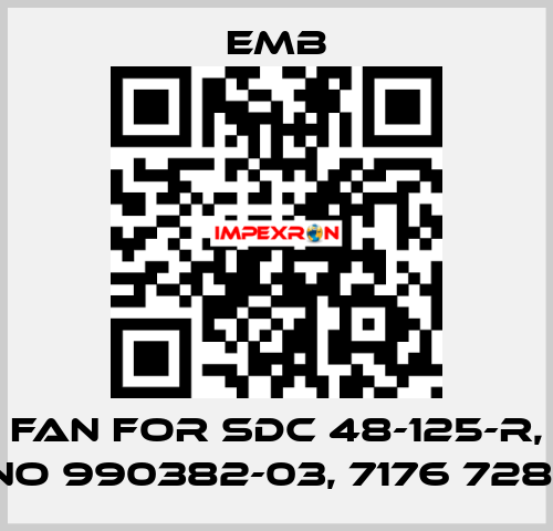 fan for SDC 48-125-R, no 990382-03, 7176 7281 Emb