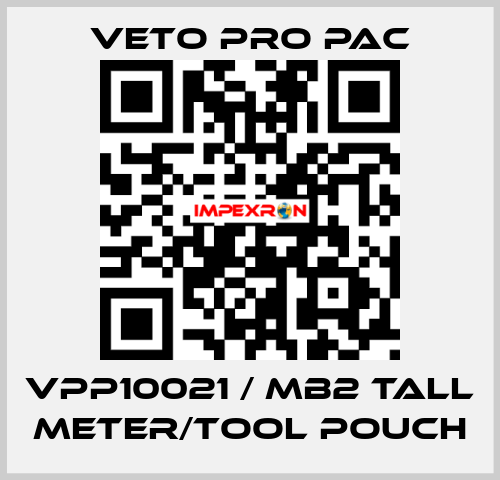 VPP10021 / MB2 Tall Meter/Tool Pouch Veto Pro Pac