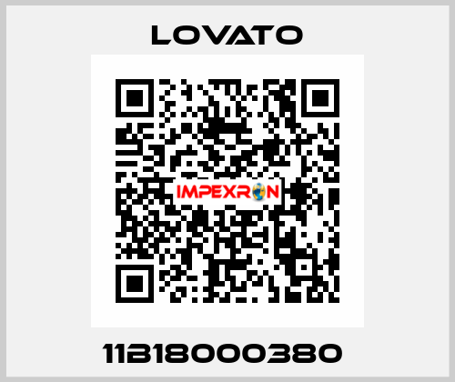 11B18000380  Lovato