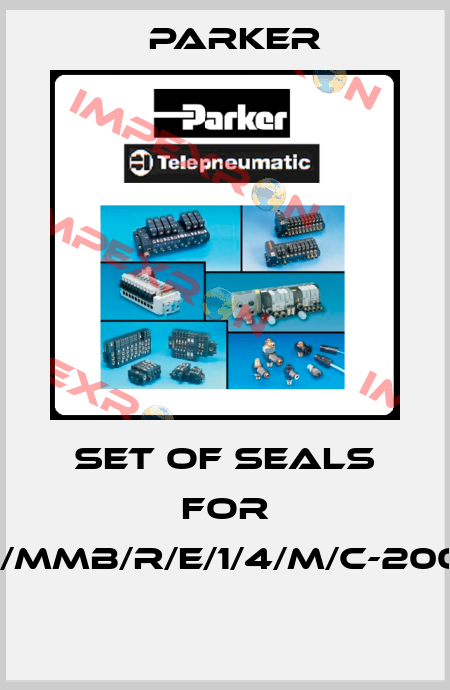 set of seals for 50/C/MP5/MMB/R/E/1/4/M/C-200-M/33/22  Parker