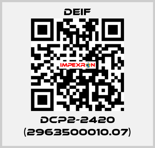 DCP2-2420 (2963500010.07) Deif