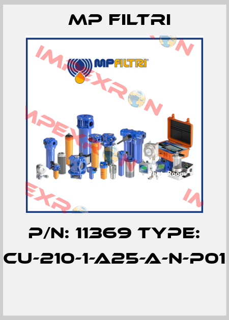 P/N: 11369 Type: CU-210-1-A25-A-N-P01  MP Filtri
