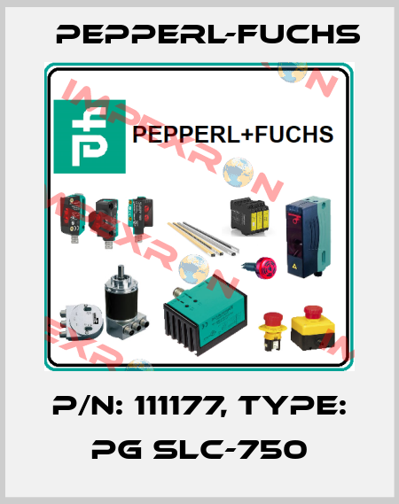p/n: 111177, Type: PG SLC-750 Pepperl-Fuchs