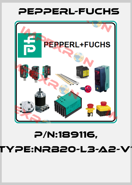 P/N:189116, Type:NRB20-L3-A2-V1  Pepperl-Fuchs