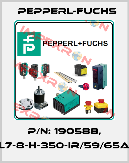 P/N: 190588, Type:ML7-8-H-350-IR/59/65a/136/143 Pepperl-Fuchs
