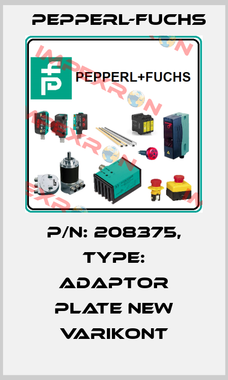 p/n: 208375, Type: Adaptor plate new VariKont Pepperl-Fuchs
