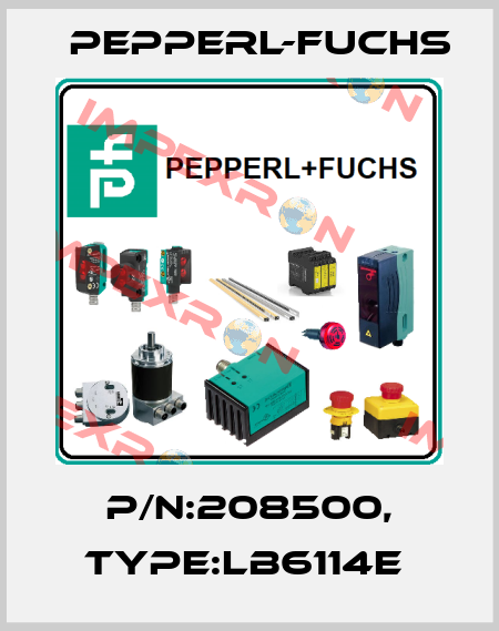 P/N:208500, Type:LB6114E  Pepperl-Fuchs