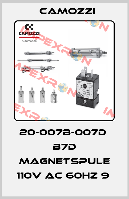 20-007B-007D  B7D MAGNETSPULE 110V AC 60HZ 9  Camozzi