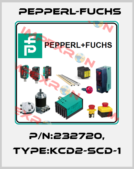 P/N:232720, Type:KCD2-SCD-1 Pepperl-Fuchs