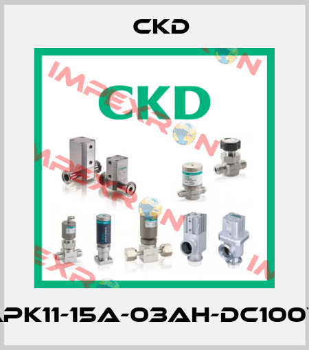 APK11-15A-03AH-DC100V Ckd