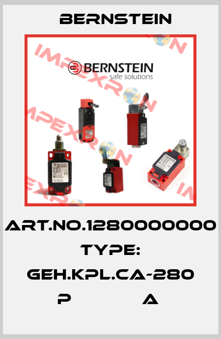 Art.No.1280000000 Type: GEH.KPL.CA-280 P             A  Bernstein
