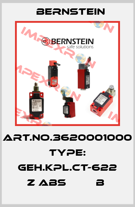 Art.No.3620001000 Type: GEH.KPL.CT-622 Z ABS         B  Bernstein