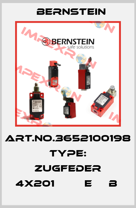 Art.No.3652100198 Type: ZUGFEDER 4X201         E     B  Bernstein