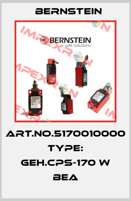 Art.No.5170010000 Type: GEH.CPS-170 W BEA Bernstein
