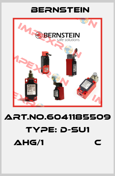 Art.No.6041185509 Type: D-SU1 AHG/1                  C  Bernstein