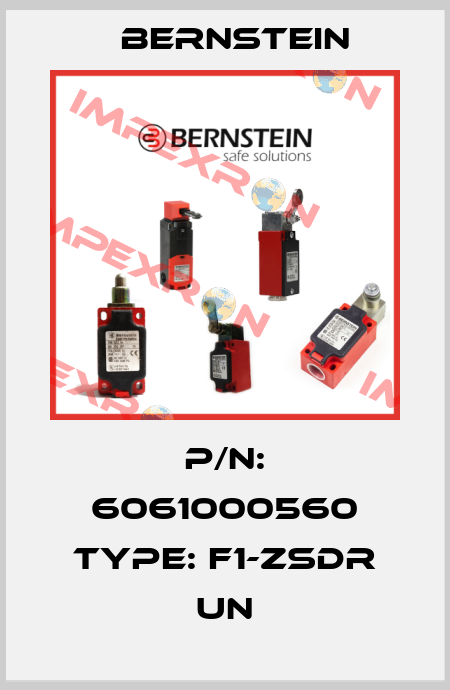 P/N: 6061000560 Type: F1-ZSDR UN Bernstein