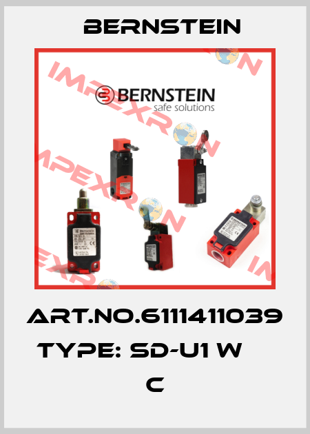 Art.No.6111411039 Type: SD-U1 W                      C Bernstein