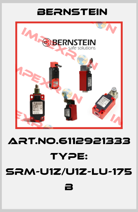 Art.No.6112921333 Type: SRM-U1Z/U1Z-LU-175           B Bernstein