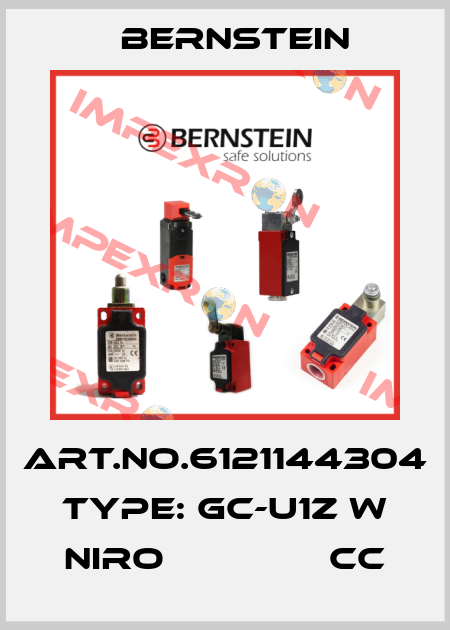 Art.No.6121144304 Type: GC-U1Z W NIRO               CC Bernstein