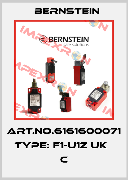 Art.No.6161600071 Type: F1-U1Z UK                    C Bernstein