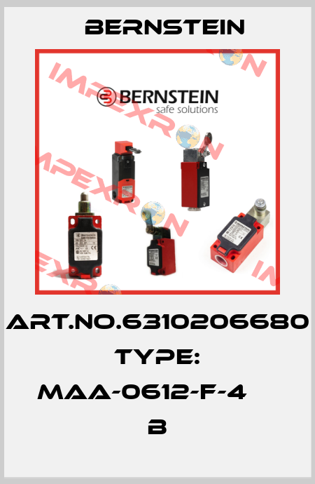 Art.No.6310206680 Type: MAA-0612-F-4                 B Bernstein