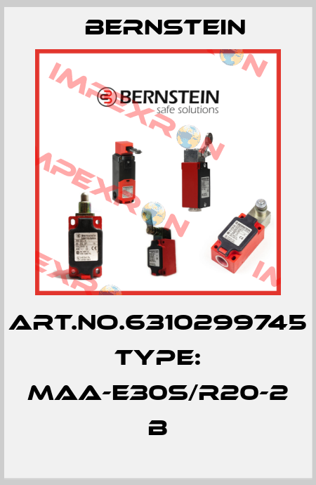 Art.No.6310299745 Type: MAA-E30S/R20-2               B Bernstein