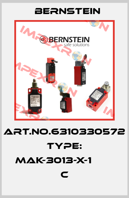 Art.No.6310330572 Type: MAK-3013-X-1                 C Bernstein