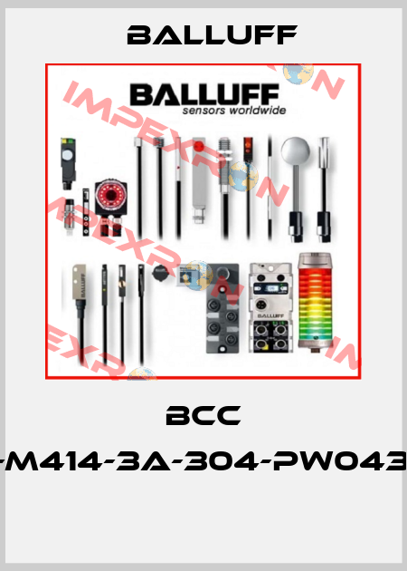 BCC M415-M414-3A-304-PW0434-100  Balluff