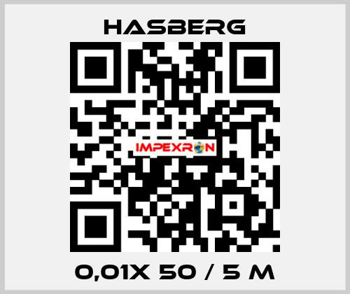 0,01X 50 / 5 M Hasberg