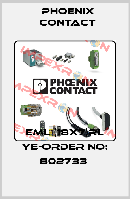 EML (18X7)RL YE-ORDER NO: 802733  Phoenix Contact