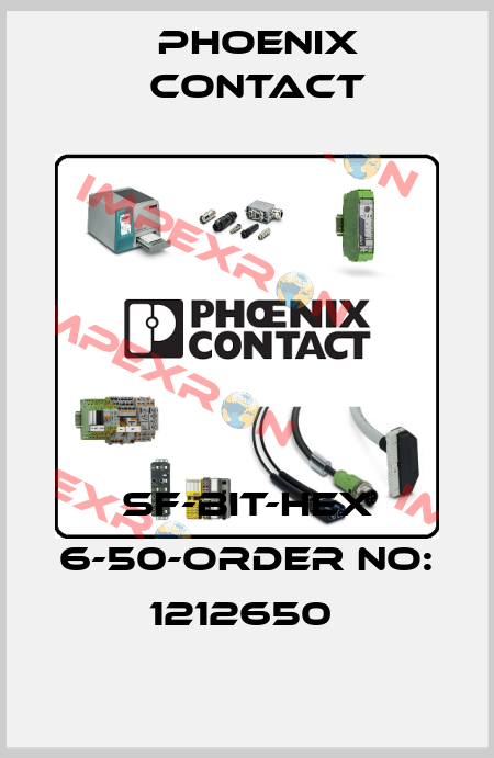 SF-BIT-HEX 6-50-ORDER NO: 1212650  Phoenix Contact