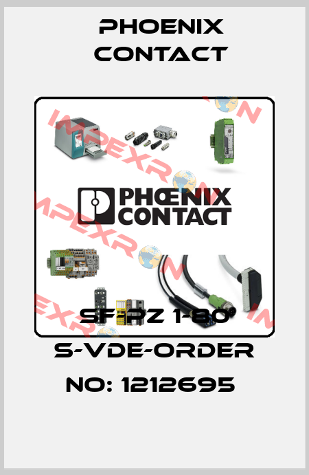 SF-PZ 1-80 S-VDE-ORDER NO: 1212695  Phoenix Contact