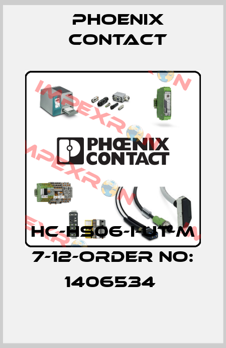 HC-HS06-I-UT-M 7-12-ORDER NO: 1406534  Phoenix Contact