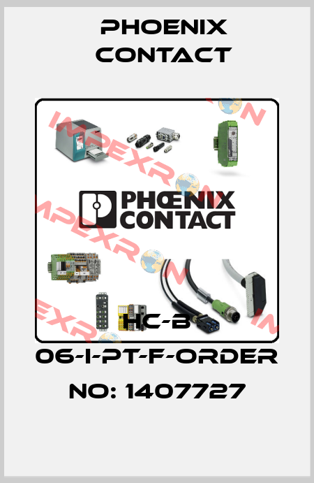 HC-B 06-I-PT-F-ORDER NO: 1407727 Phoenix Contact