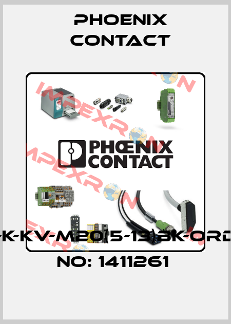 HC-K-KV-M20(5-13)BK-ORDER NO: 1411261  Phoenix Contact