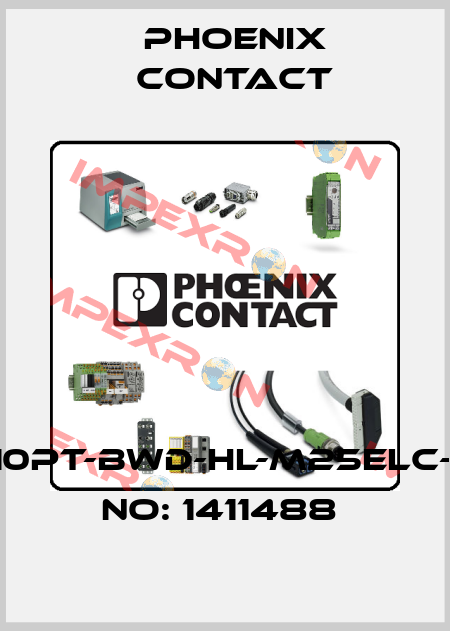 HC-EVO-B10PT-BWD-HL-M25ELC-AL-ORDER NO: 1411488  Phoenix Contact