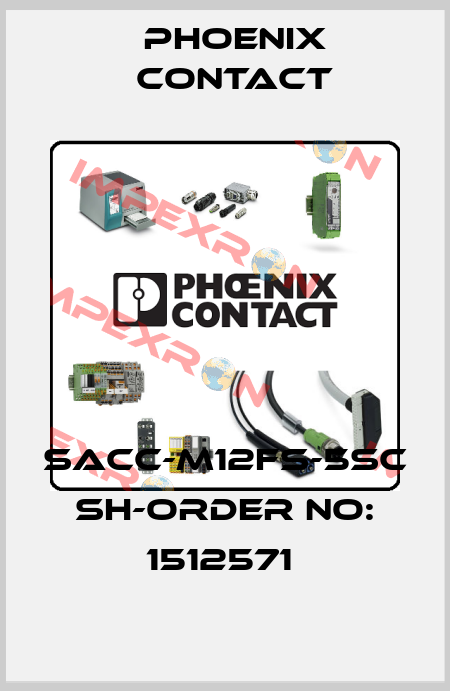 SACC-M12FS-5SC SH-ORDER NO: 1512571  Phoenix Contact