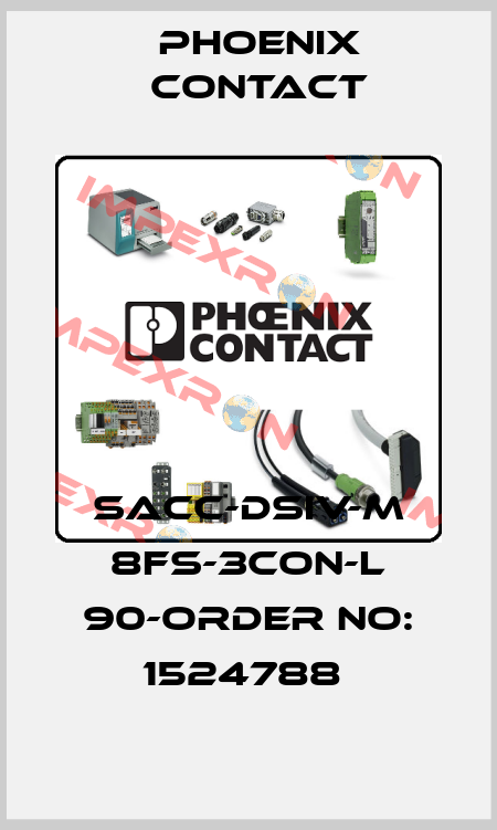 SACC-DSIV-M 8FS-3CON-L 90-ORDER NO: 1524788  Phoenix Contact