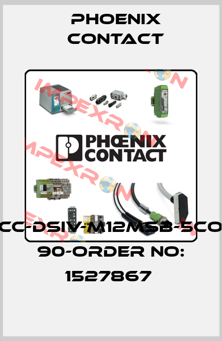 SACC-DSIV-M12MSB-5CON-L 90-ORDER NO: 1527867  Phoenix Contact