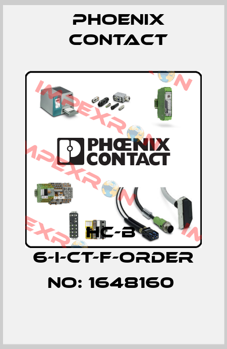 HC-B  6-I-CT-F-ORDER NO: 1648160  Phoenix Contact