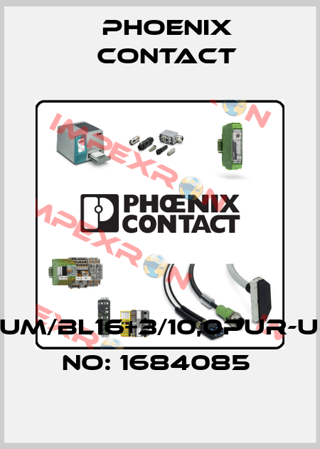 RCK-TWUM/BL16+3/10,0PUR-U-ORDER NO: 1684085  Phoenix Contact