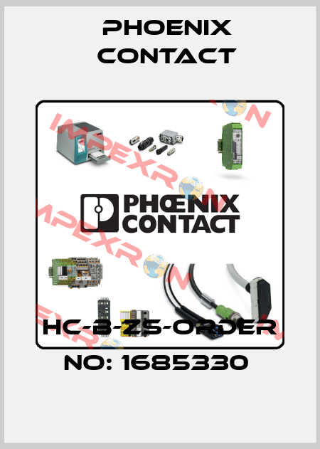 HC-B-ZS-ORDER NO: 1685330  Phoenix Contact