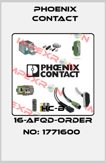 HC-B 16-AFQD-ORDER NO: 1771600  Phoenix Contact