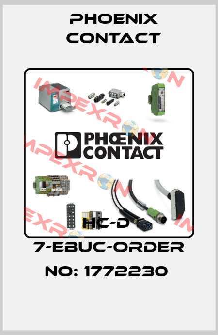 HC-D  7-EBUC-ORDER NO: 1772230  Phoenix Contact