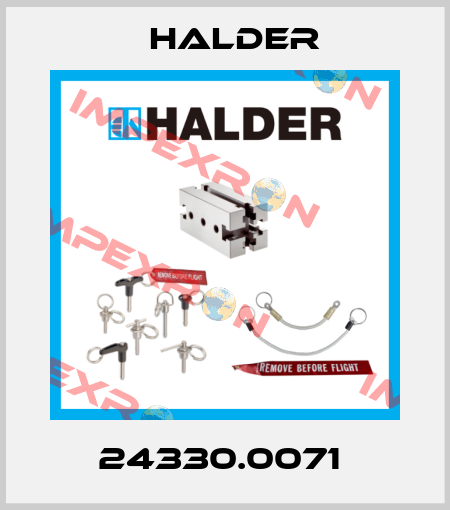 24330.0071  Halder